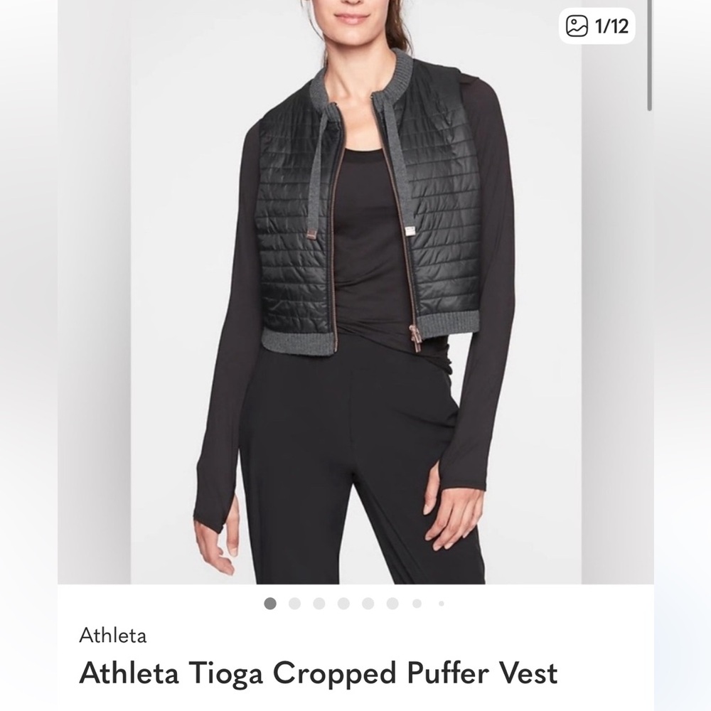 Athleta Tioga Cropped Vest